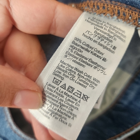 J. Crew Straight Fit Flex Jeans Blue Spruce Stretchy Comforg Casual W33 x L30 - Picture 10 of 10